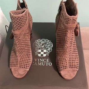 Vince Camuto Peep-toe Booties